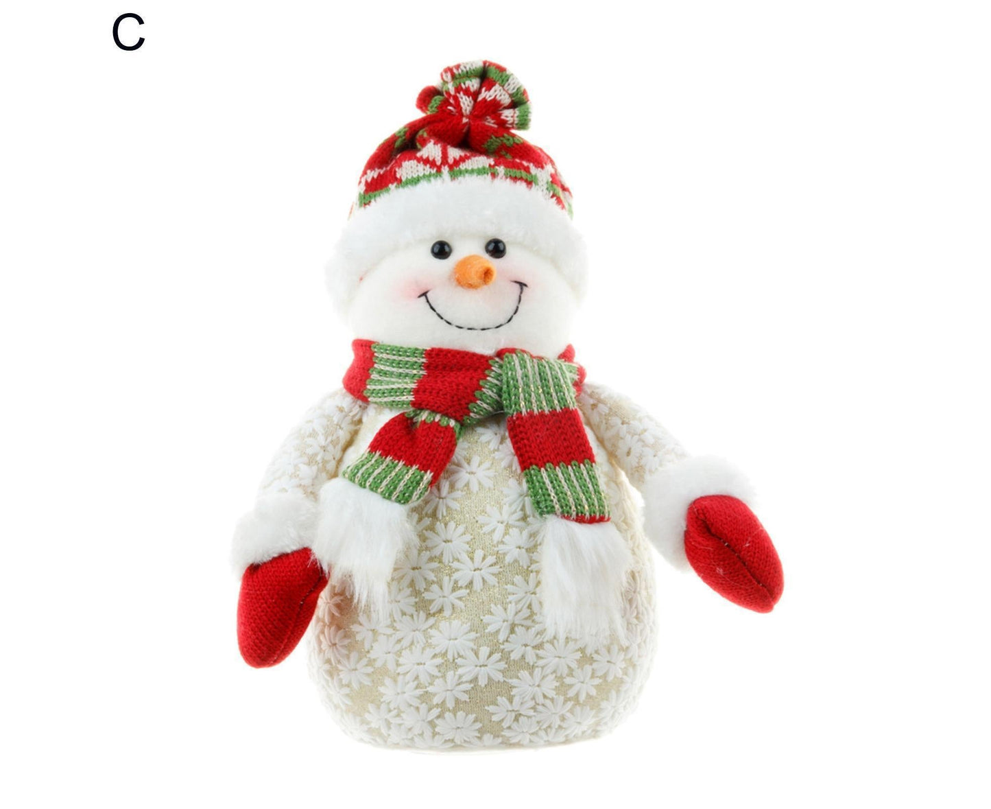 Xmas Snowman Ornament Light Yellow V1263-JX-510