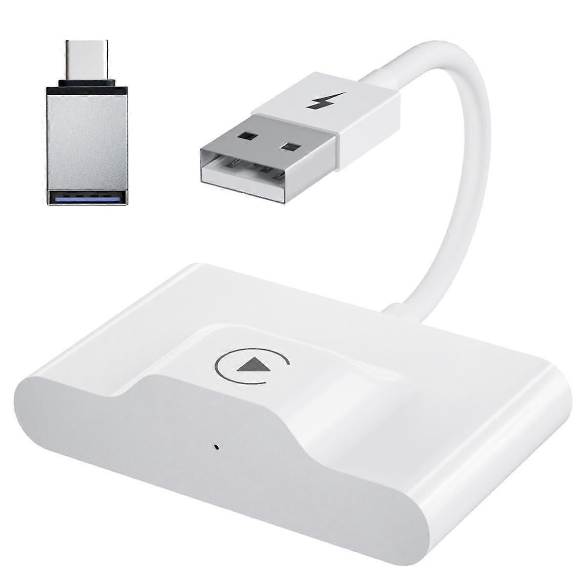 Wireless CarPlay Adapter, Wired to Wireless Dongle with WiFi Online Update V1263-JX-5106