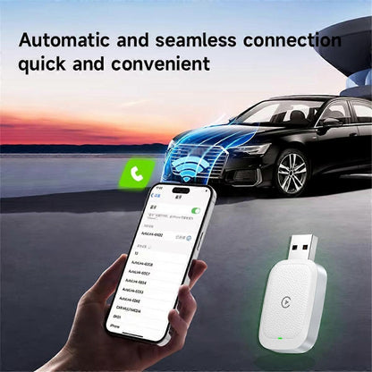 CarPlay & Android Auto Adapter, Mini Plug & Play Car Dongle V1263-JX-5111