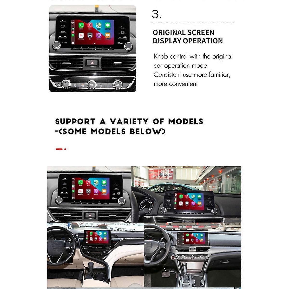 Wireless CarPlay Adapter, CarPlay Upgrade Dongle for Car Models V1263-JX-5114