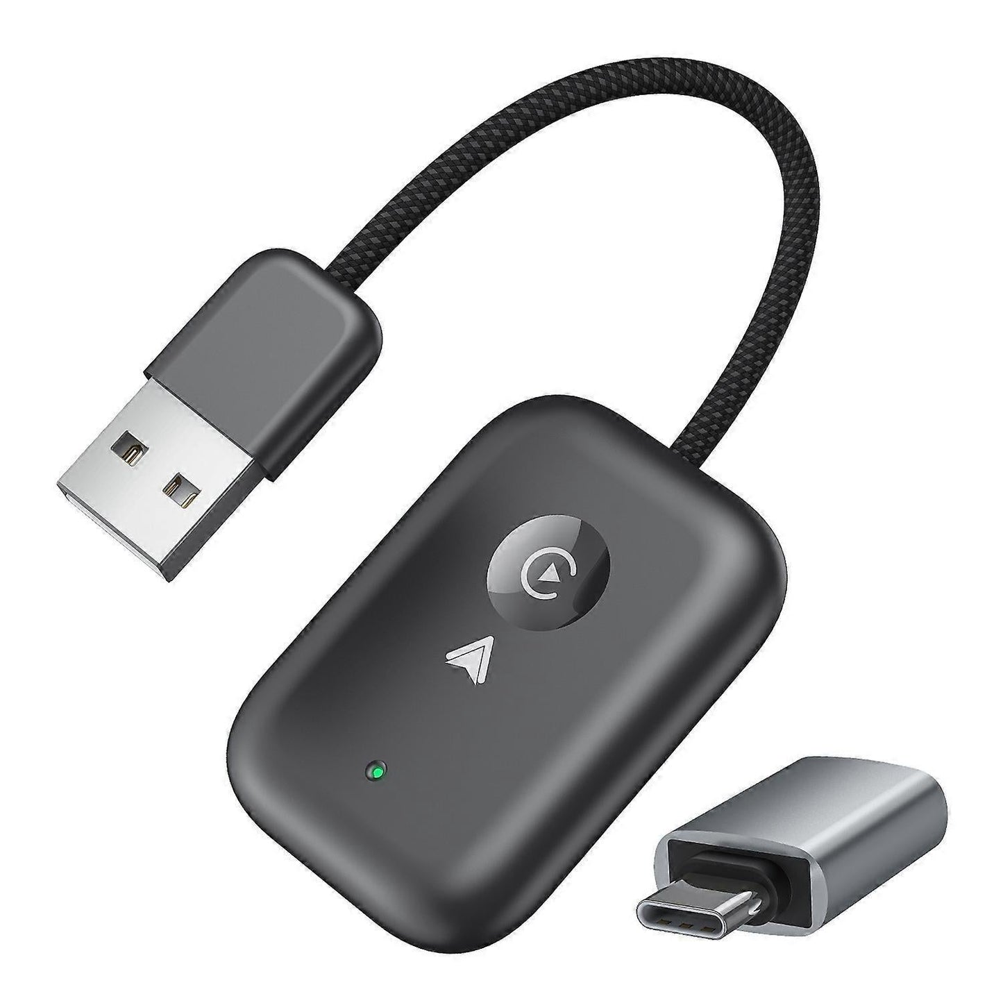 Apple CarPlay & Android Auto Wireless Adapter, Plug & Play Car Dongle V1263-JX-5116