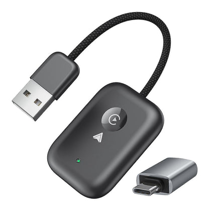 Apple CarPlay & Android Auto Wireless Adapter, Plug & Play Car Dongle V1263-JX-5116