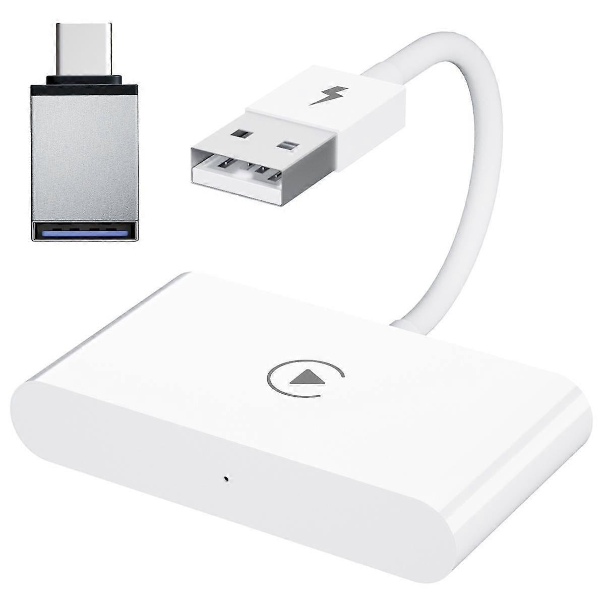 CarPlay Wireless Adapter, Wired to Wireless Dongle with WiFi Online Update V1263-JX-5117
