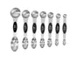Double-heads Measuring Spoon Stainless Steel Kitchen Gadget-Black V1263-JX-512