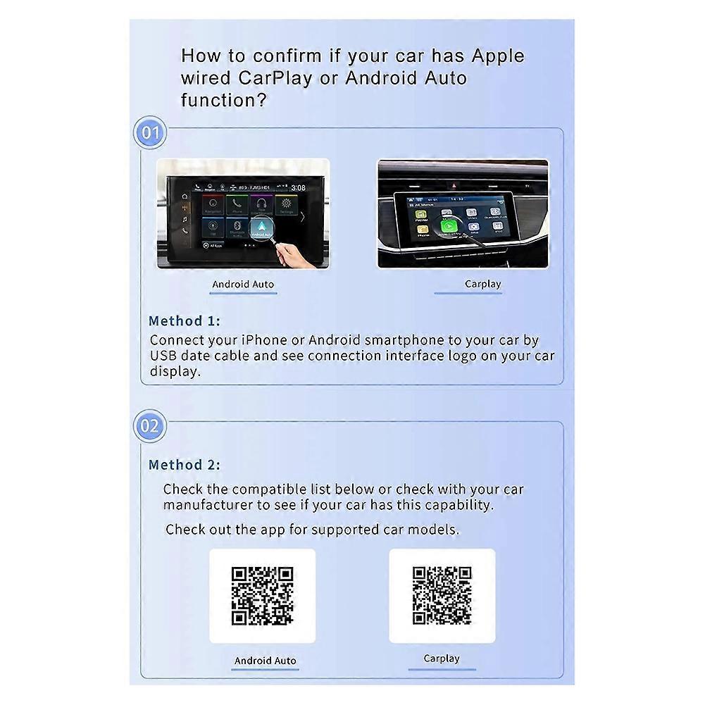 CarPlay Adapter for Android, Wired to Wireless AI Box V1263-JX-5123