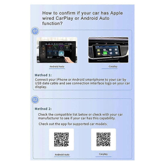 CarPlay Adapter for Android, Wired to Wireless AI Box V1263-JX-5123