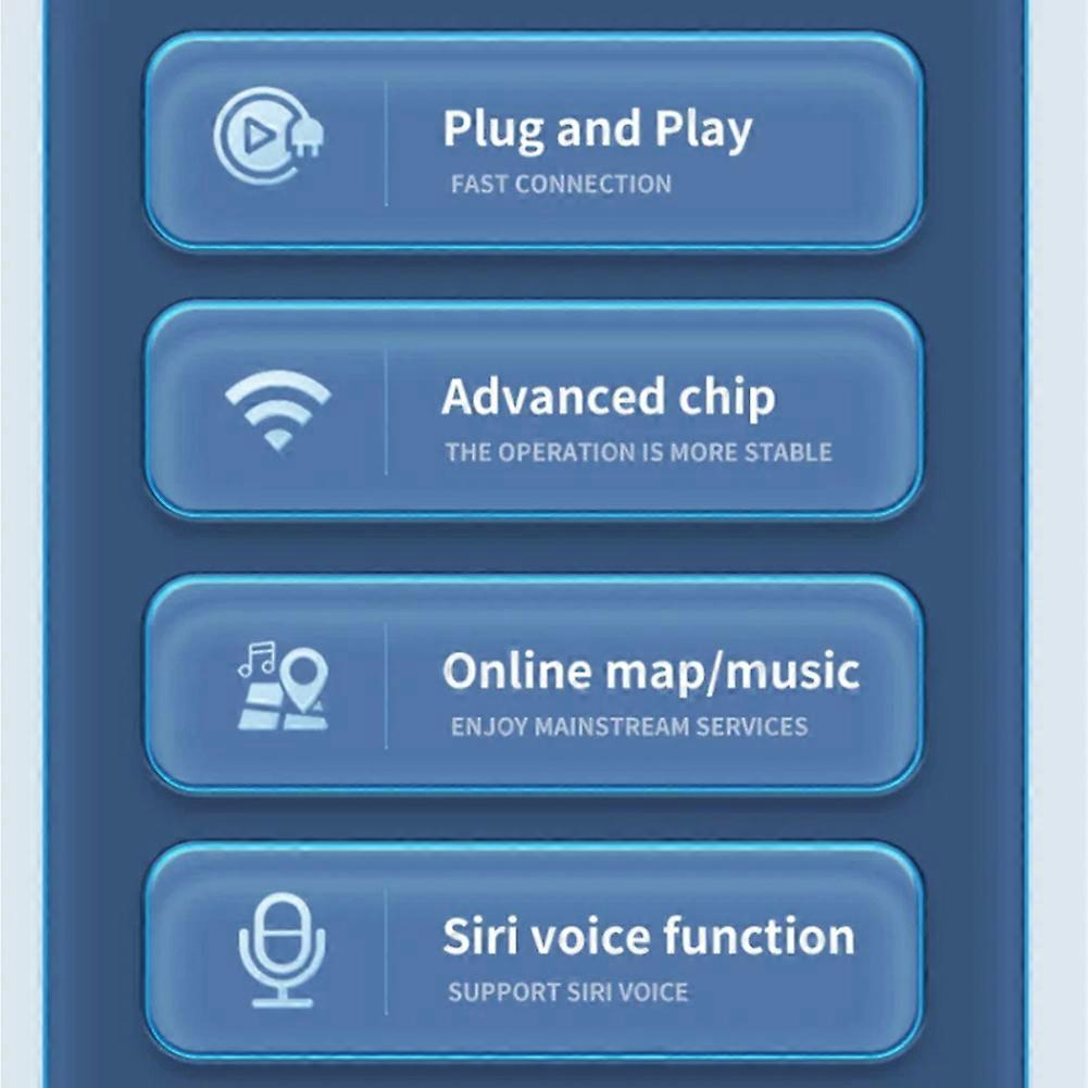 CarPlay Adapter for Android, Wired to Wireless AI Box V1263-JX-5123
