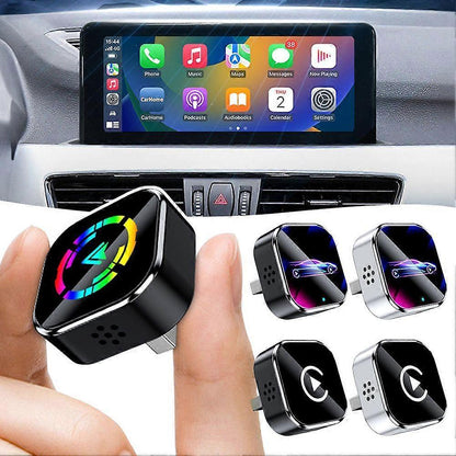 2-in-1 Wireless CarPlay Adapter for iPhone & Android, Mini Auto Dongle V1263-JX-5127