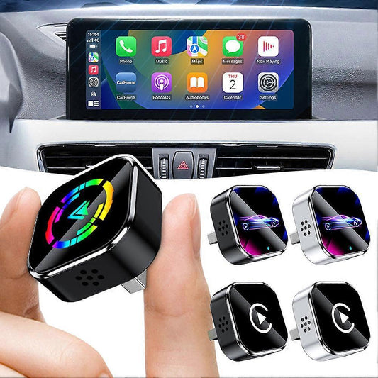 2-in-1 Wireless CarPlay Adapter for iPhone & Android, Mini Auto Dongle V1263-JX-5128