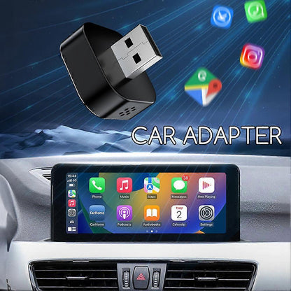 2-in-1 Wireless CarPlay Adapter for iPhone & Android, Mini Auto Dongle V1263-JX-5128