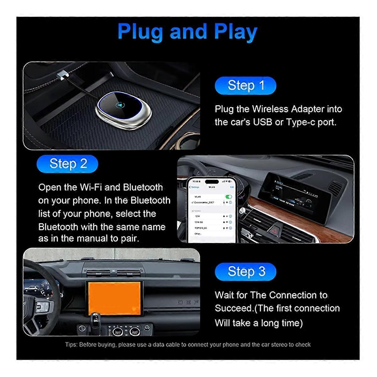 Wireless CarPlay Adapter for Android Auto V1263-JX-5129