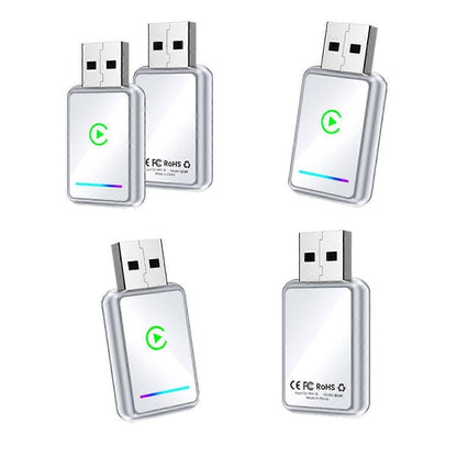 2-in-1 Wireless CarPlay Adapter USB Dongle for CarPlay & Android Auto V1263-JX-5133