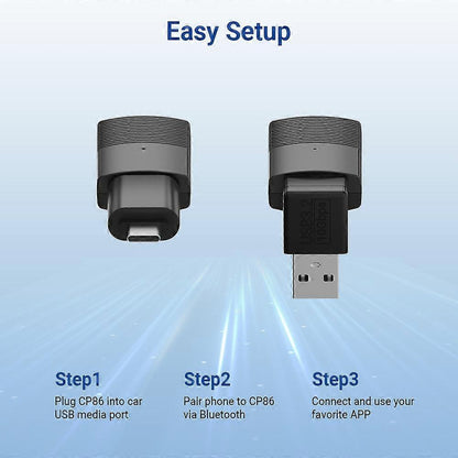 Mini Wireless CarPlay Adapter, Wired to Wireless Dongle for iPhone V1263-JX-5135