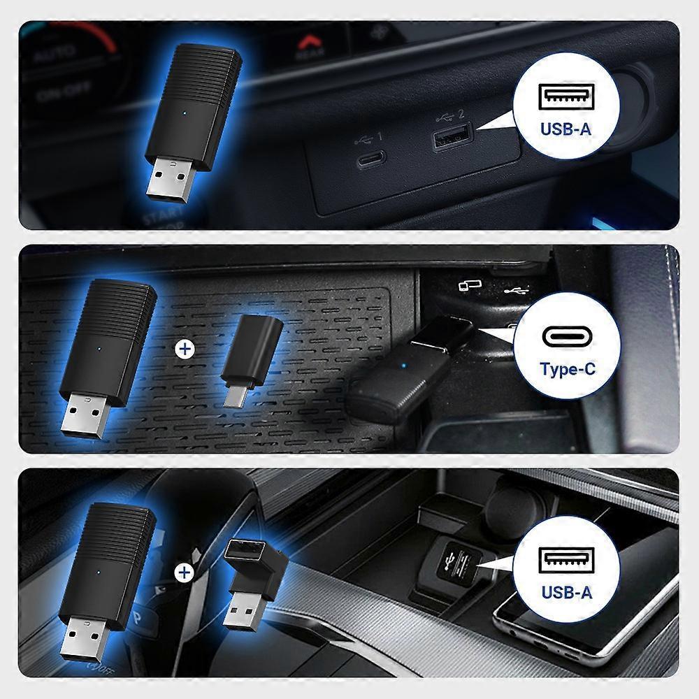 Mini Wireless CarPlay Adapter, Wired to Wireless Dongle for iPhone V1263-JX-5135