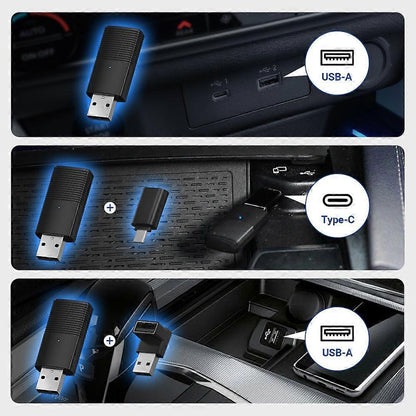 Mini Wireless CarPlay Adapter, Wired to Wireless Dongle for iPhone V1263-JX-5135