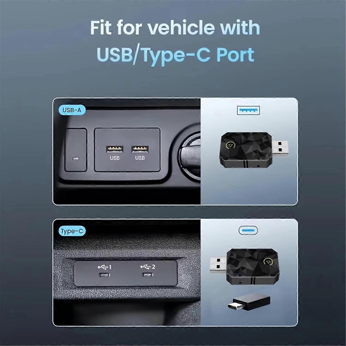 Wireless CarPlay Adapter for Android, Mini Auto Dongle V1263-JX-5137
