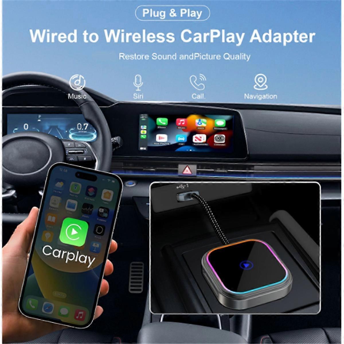 2-in-1 Wireless CarPlay Adapter for Android Auto Audio V1263-JX-5145