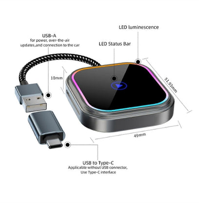 2-in-1 Wireless CarPlay Adapter for Android Auto Audio V1263-JX-5145