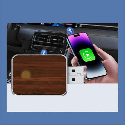 Wired to Wireless CarPlay Adapter for iOS & Android, Black V1263-JX-5146