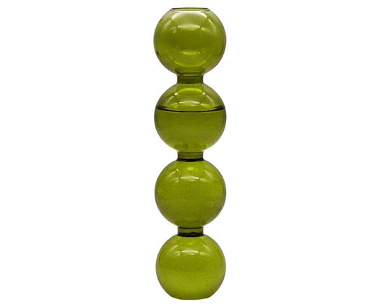Flower Vase Nordic Easy to Match Gourd Shape Gourd Flower Vase for Company-Green L V1263-JX-515