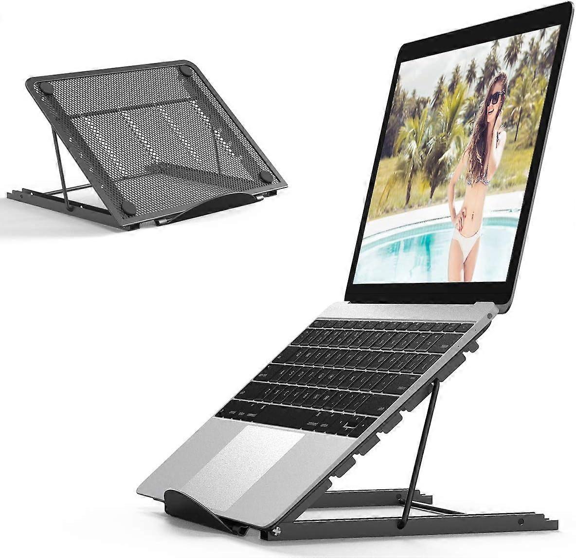 Ventilated Adjustable Laptop Stand, Ergonomic Desk Holder V1263-JX-5150