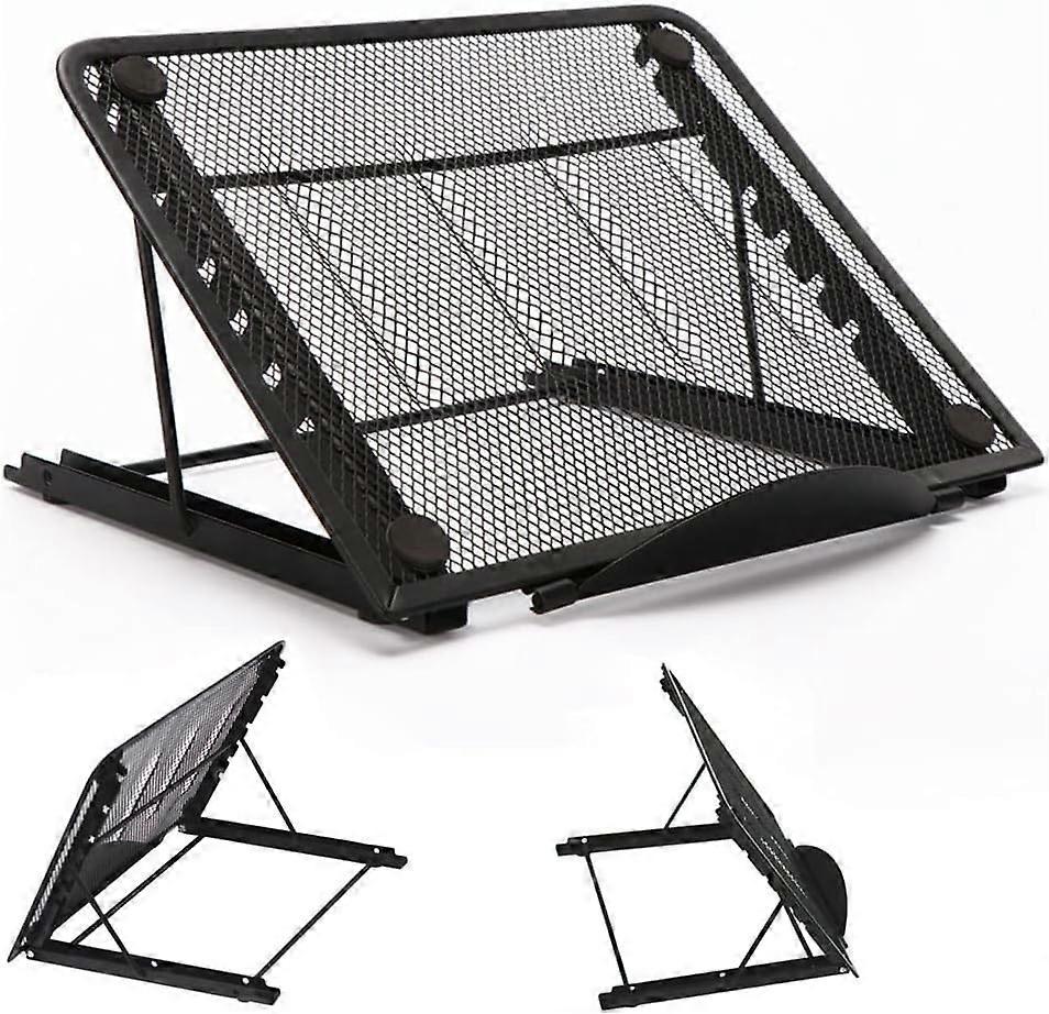 Foldable Aluminum Laptop Stand, Adjustable Ventilated Stand for Laptop/Tablet/Phone V1263-JX-5154