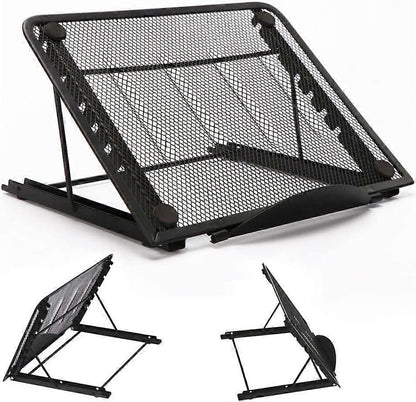 Foldable Aluminum Laptop Stand, Adjustable Ventilated Stand for Laptop/Tablet/Phone V1263-JX-5154