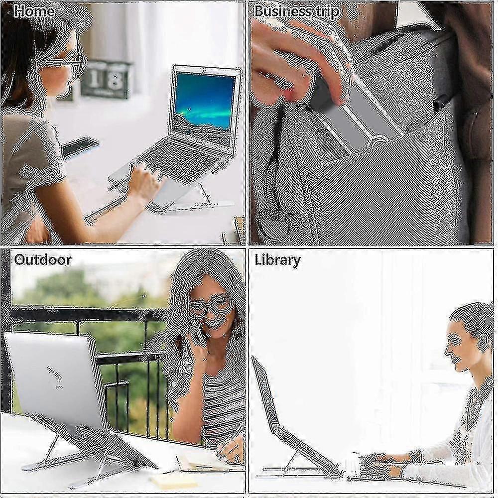 Portable Laptop Stand for Desk, Foldable Holder V1263-JX-5155