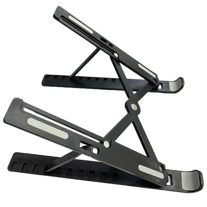Foldable Adjustable ABS Laptop Stand, Ergonomic Tablet/Computer Holder V1263-JX-5164