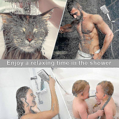 Water Saving Shower Head with 1.5m Hose, Bathroom Handheld V1263-JX-5175