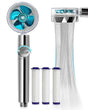 Rotating Propeller Shower Head with Filter, High Pressure & Water Saving V1263-JX-5178