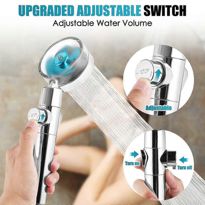 Rotating Propeller Shower Head with Filter, High Pressure & Water Saving V1263-JX-5178