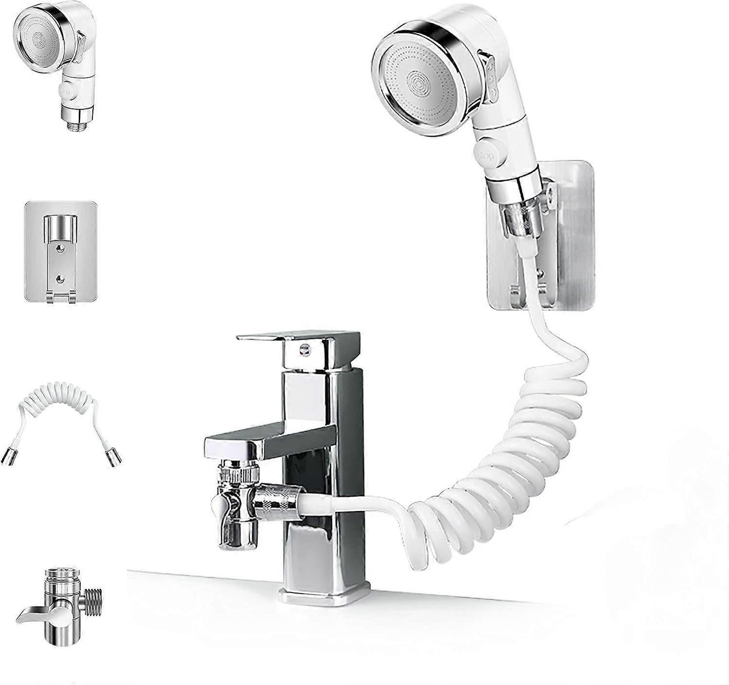 Shower Head Set with Hose, Adjustable Handheld Shower V1263-JX-5179