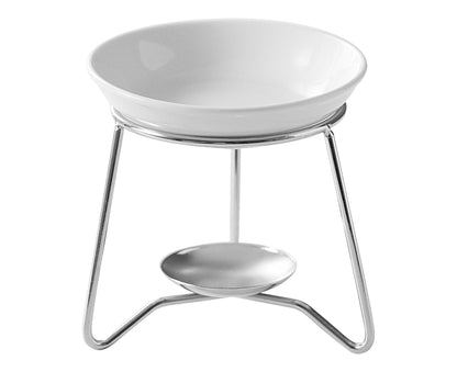 Wax Candle Burner for Home-Silver V1263-JX-518