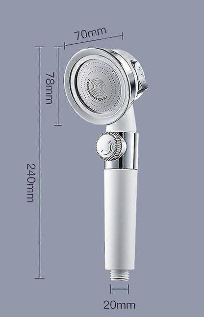 High Pressure Bathroom Shower Head, Jet Handheld Sprinkler V1263-JX-5182