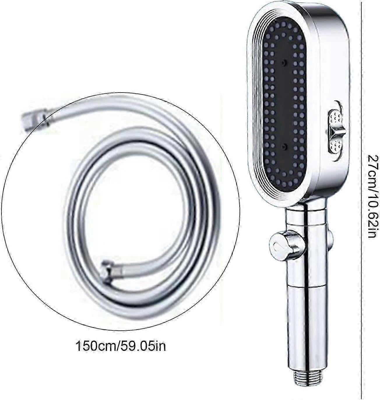 Adjustable High Pressure Shower Head Set with 1.5m Hose V1263-JX-5186