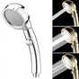 Handheld Pressure Shower Head, 3 Jet Functions, Water Saving Set V1263-JX-5188