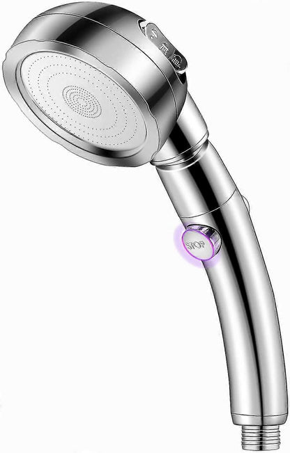 Handheld Pressure Shower Head, 3 Jet Functions, Water Saving Set V1263-JX-5188