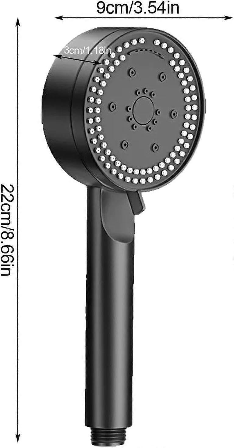 Bathroom Pressure Shower Head, 8 Modes Handheld Spa Shower V1263-JX-5189