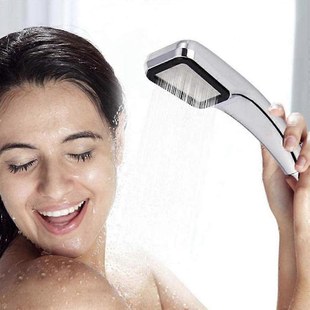 300-Hole Square Pressurized Handheld Shower Head, Water Saving V1263-JX-5194