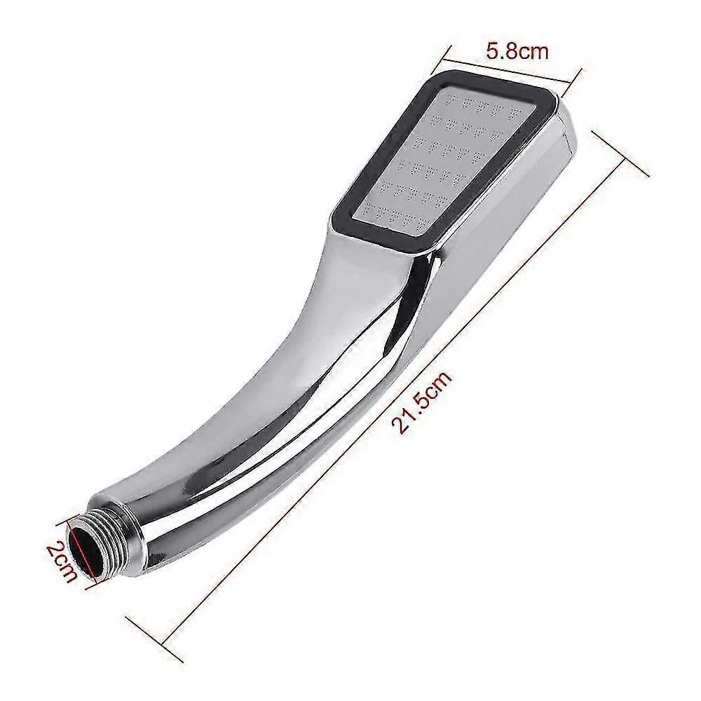 300-Hole Square Pressurized Handheld Shower Head, Water Saving V1263-JX-5194