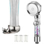 High Pressure Shower Head with Filter, 3 Modes, Switch & 3 Cartridges V1263-JX-5195