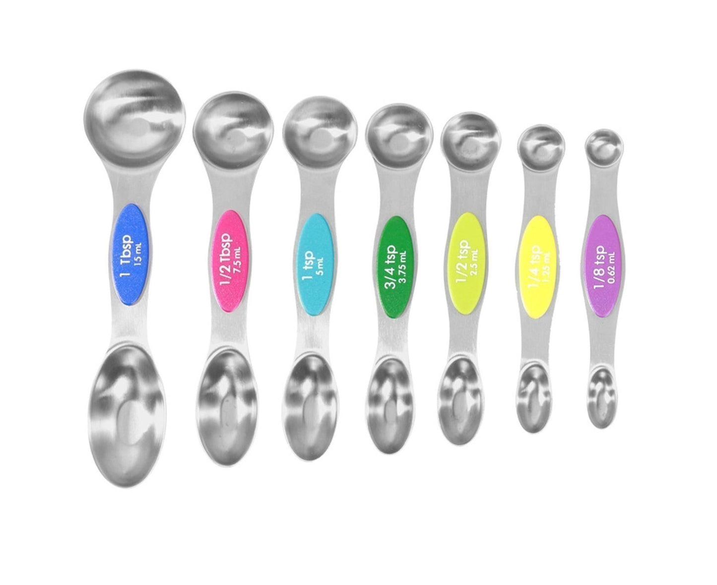 Double-heads Measuring Spoon Stainless Steel Kitchen Gadget-Multicolor V1263-JX-520