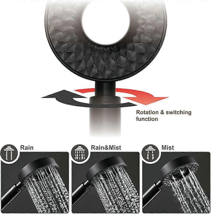 Shower Head with Hose & Holder, ABS Handheld 3 Jet Types V1263-JX-5200