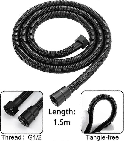 Shower Head with Hose & Holder, ABS Handheld 3 Jet Types V1263-JX-5200