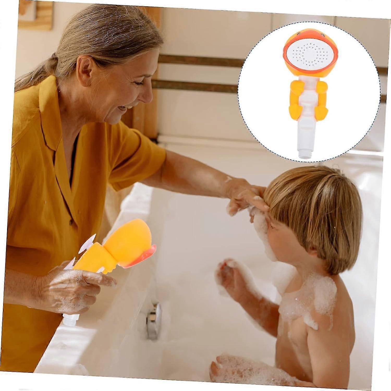 Cartoon Handheld Shower Head, White Animal Bath Spray for Babies V1263-JX-5201