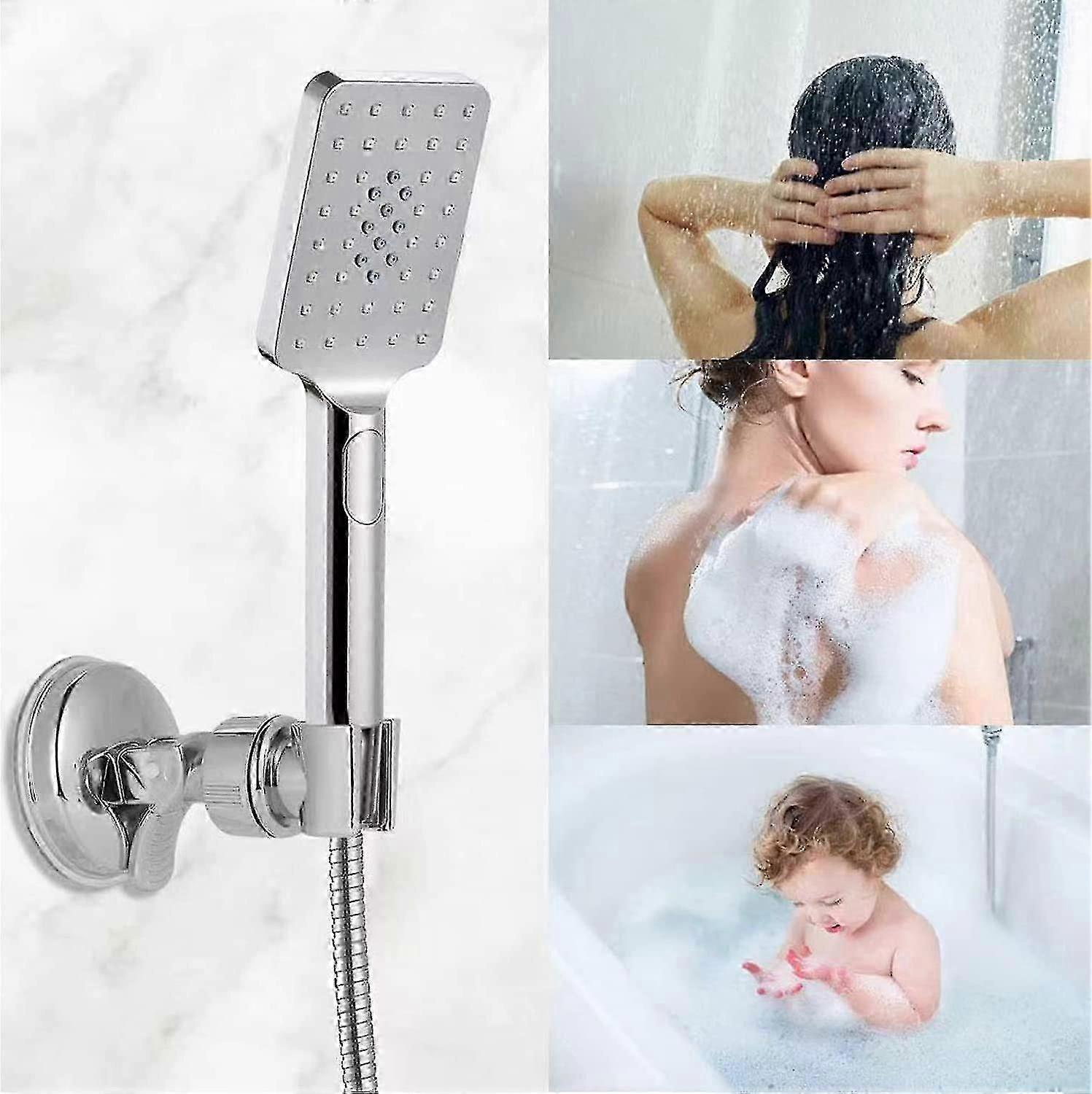 Adjustable Removable Shower Head Holder, No Drill Bracket V1263-JX-5202