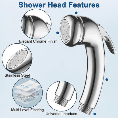 High Pressure Handheld Trigger Shower Nozzle V1263-JX-5206