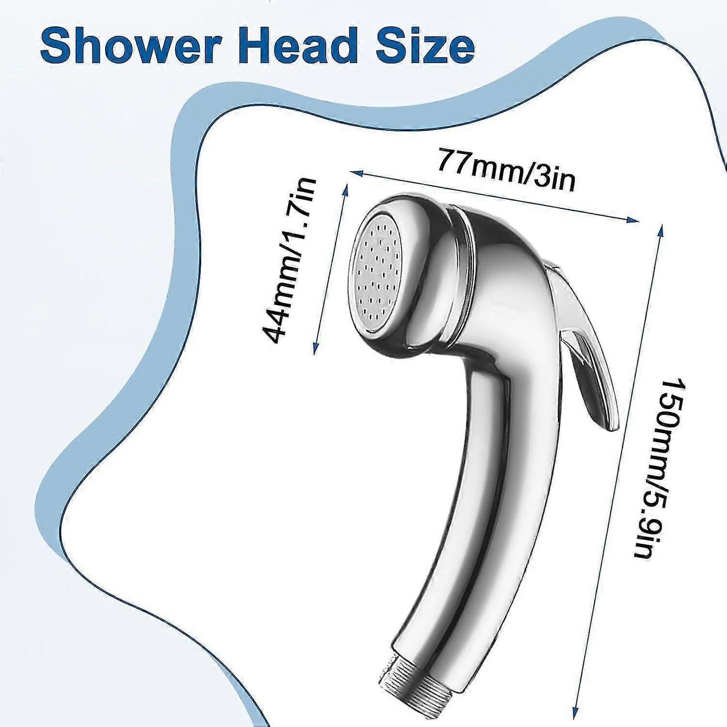 High Pressure Handheld Trigger Shower Nozzle V1263-JX-5206
