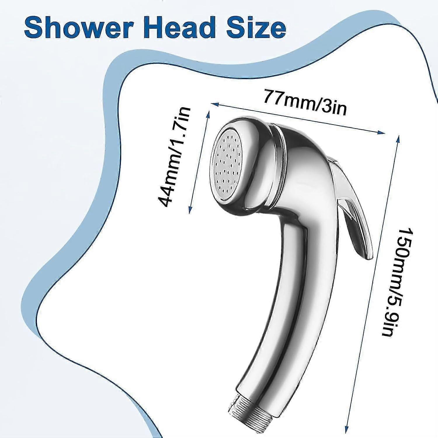 High Pressure Handheld Trigger Shower Nozzle V1263-JX-5206